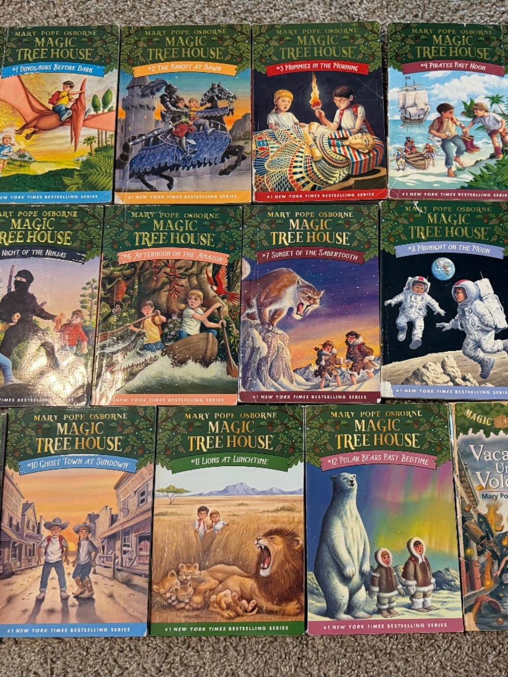 MAGIC TREE HOUSE books 1-14